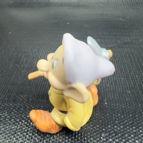 DISNEY Dopey with Pick and Lamp From Snow White Porcelain Figurine Sri Lanka VTG - Picture 10 of 11